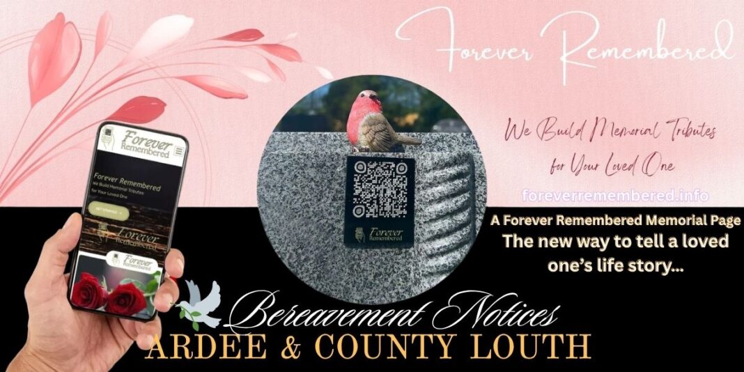 Bereavement Notices ArdeePost – Bereavement Notices
